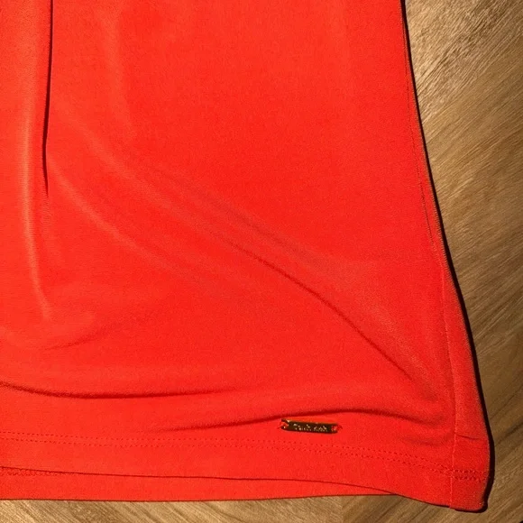 Calvin Klein Vibrant Orange Blouse - Picture 3 of 3